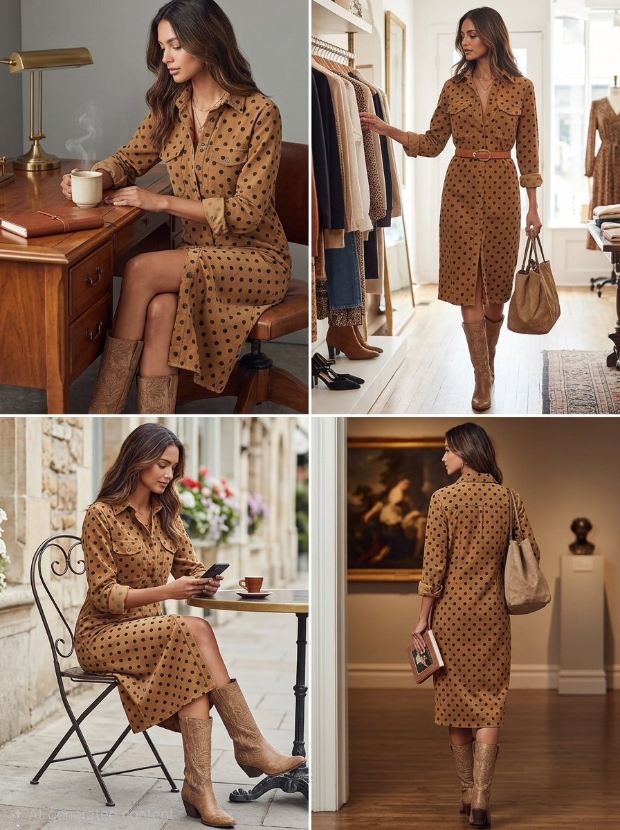 Robe-Chemise Bohème Chic