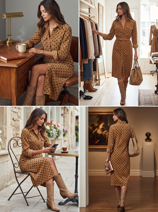 Robe-Chemise Bohème Chic