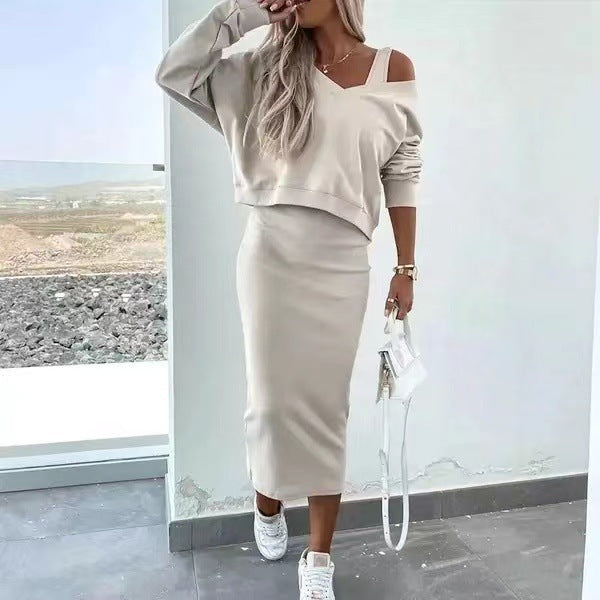 Ensemble maille : Pull & Robe Midi