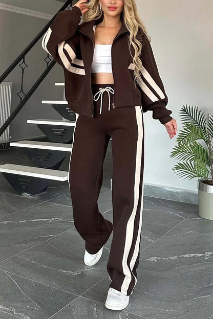Duo Urbain, Veste Zippée & Pantalon Casual