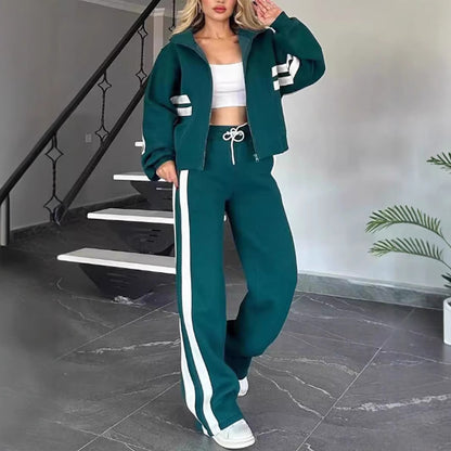 Duo Urbain, Veste Zippée & Pantalon Casual