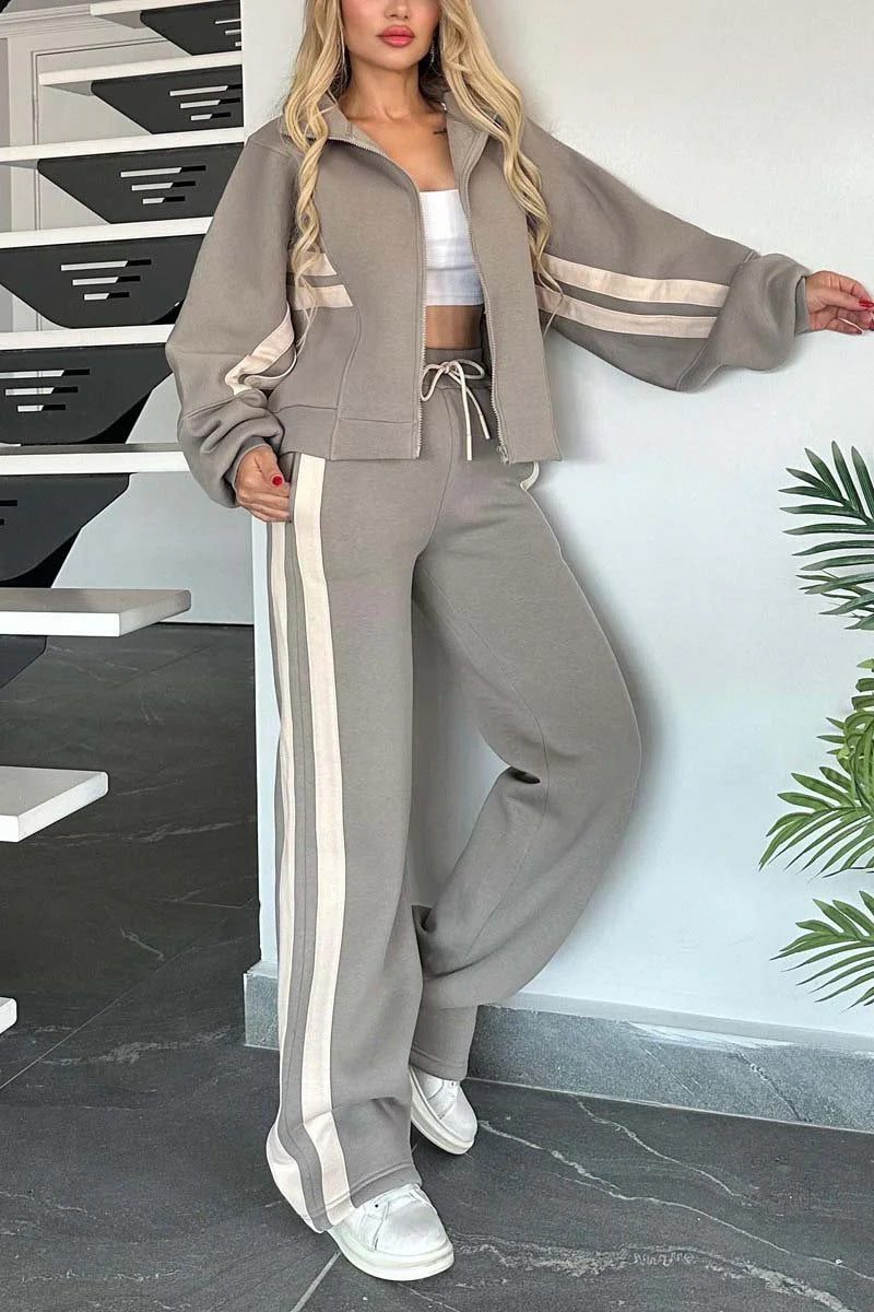 Duo Urbain, Veste Zippée & Pantalon Casual