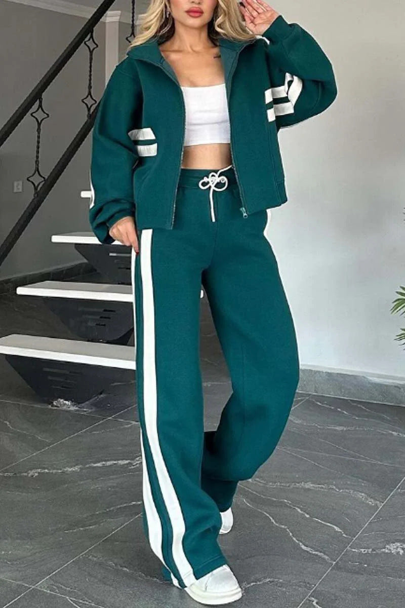 Duo Urbain, Veste Zippée & Pantalon Casual