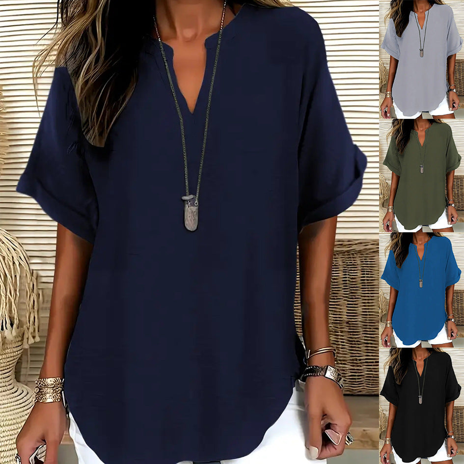 Chemise d'Été Coupe Loose – Confort & Style