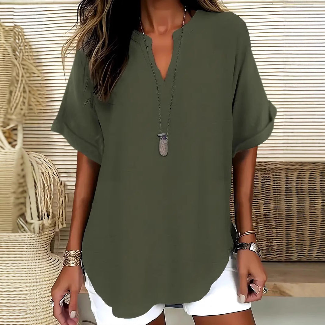 Chemise d'Été Coupe Loose – Confort & Style