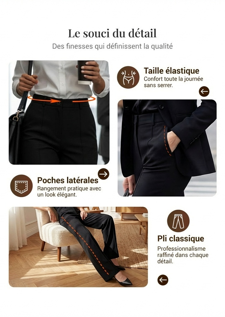 Pantalons minimaliste pour femme